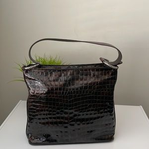 BRIGHTON Cher Shoulder bag Handbag Bronze Brown Leather
